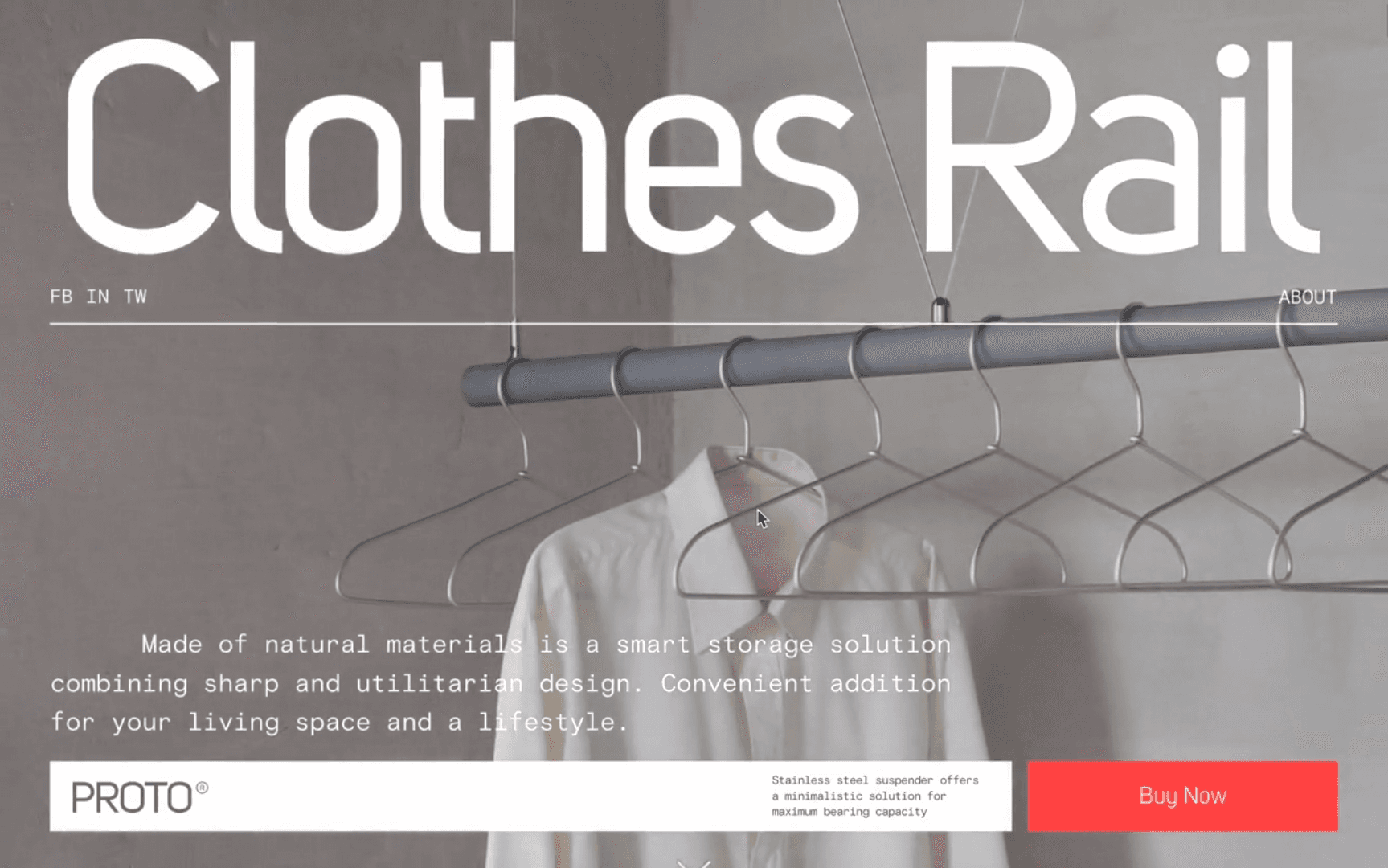 Proto Clothes Rail